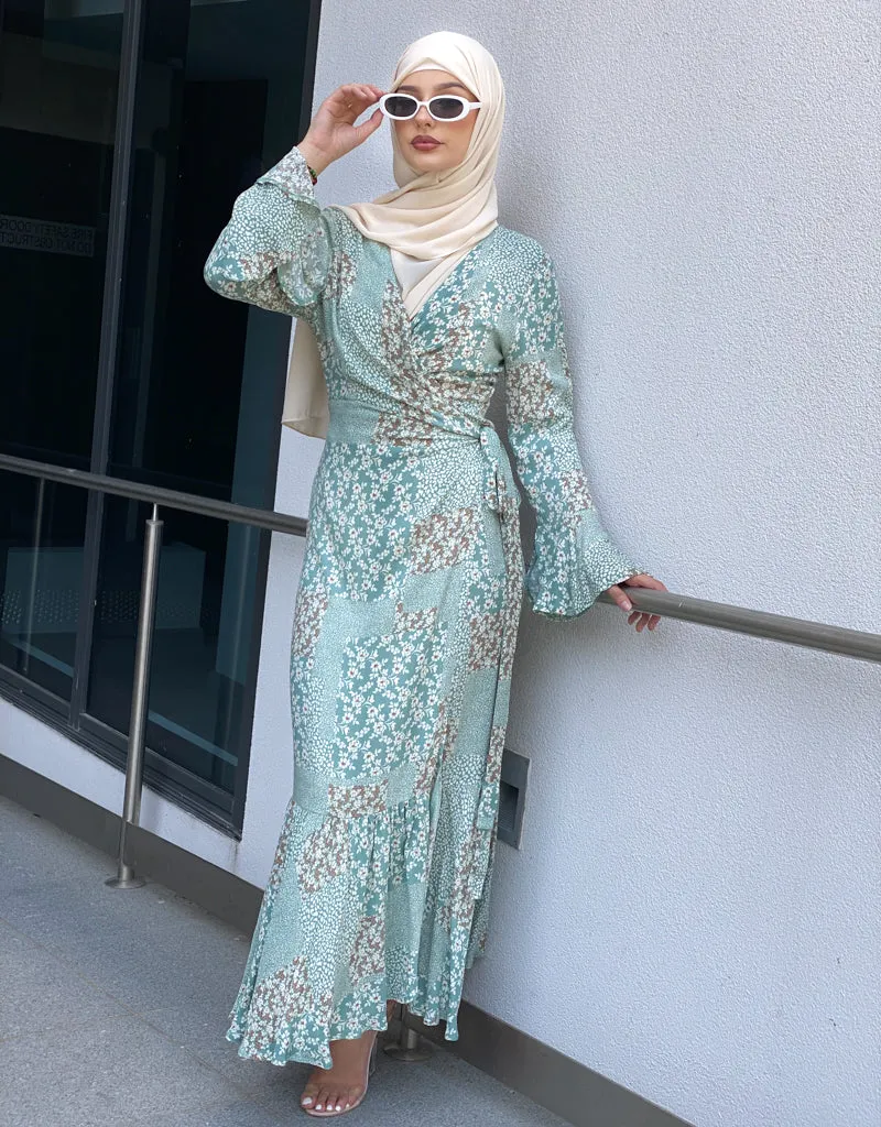 Chic Xima Wrap Dress - Elegant and Versatile Womens Fashion