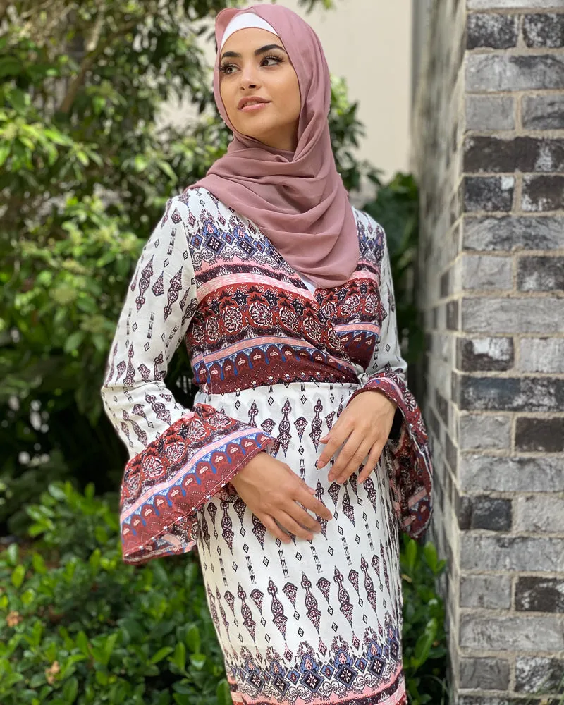 Chic Xima Wrap Dress - Elegant and Versatile Womens Fashion